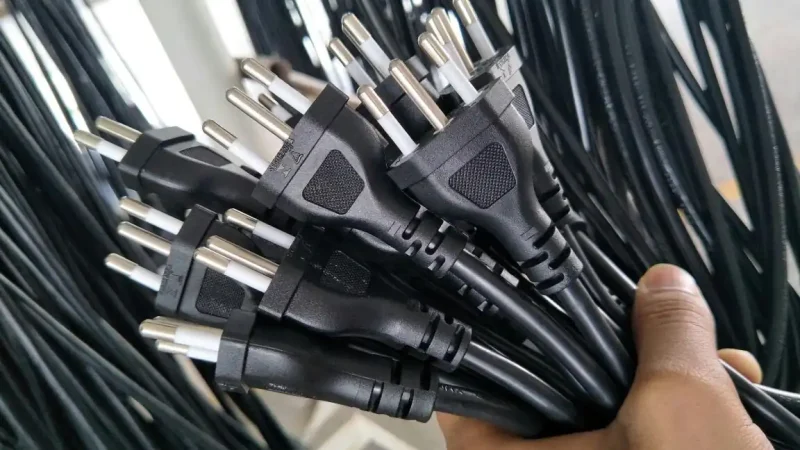 Brazilian Power Cord NBR 14136 10 Amp Type N Plug TUV UC Inmetro ...