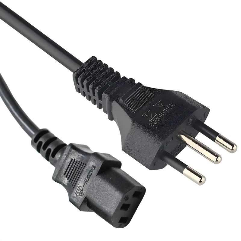 Brazil NBR 14136 Plug to IEC 60320 C13 Power Cord - PC / Appliance AC ...