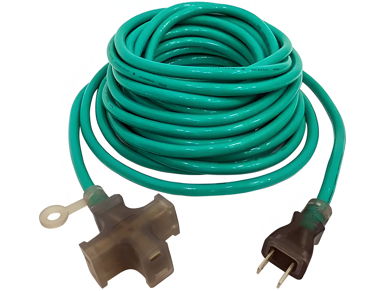 Japanese PSE 3-Outlet Extension Cord Green