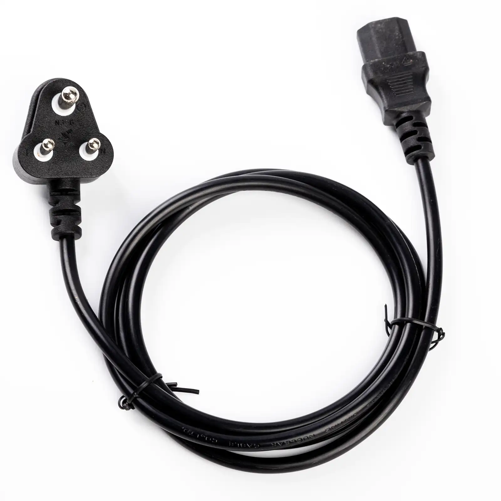N3-6 JT-ST3 South African Plug IEC C13 Power Cord