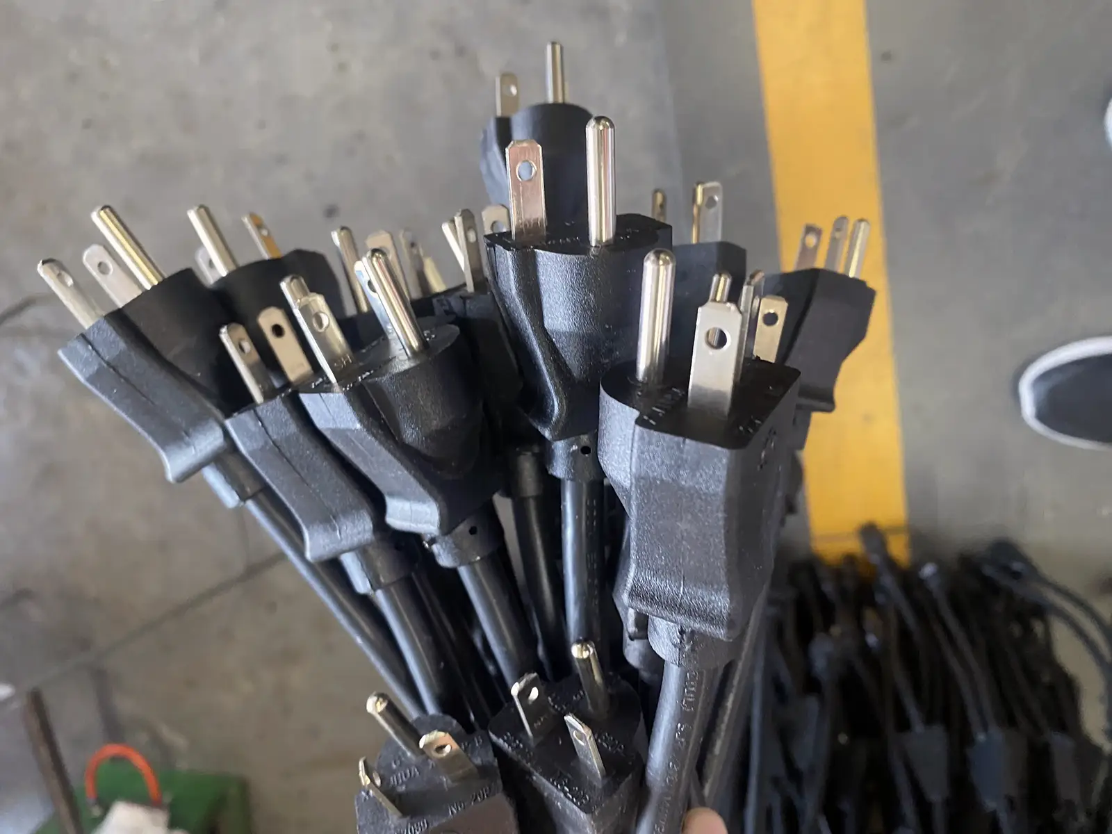 NEMA 6-20 Power Supply Cords Staight 20A 250V Plug