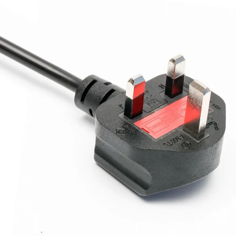 UK Mains Power Cord with BS 1363A Plug | 3A/5A/13A Fused 250V | Molded ...