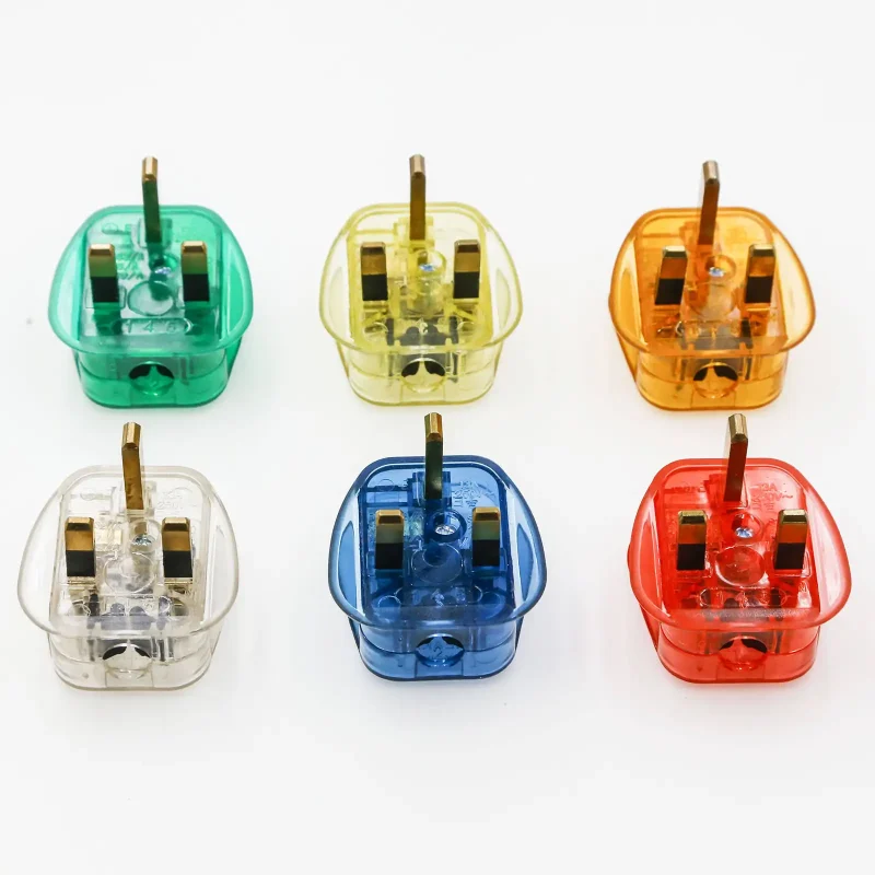 UK Power Cords with BS 1363 Rewireabe Plug | 3A/5A/13A Fuse 250V | Type ...