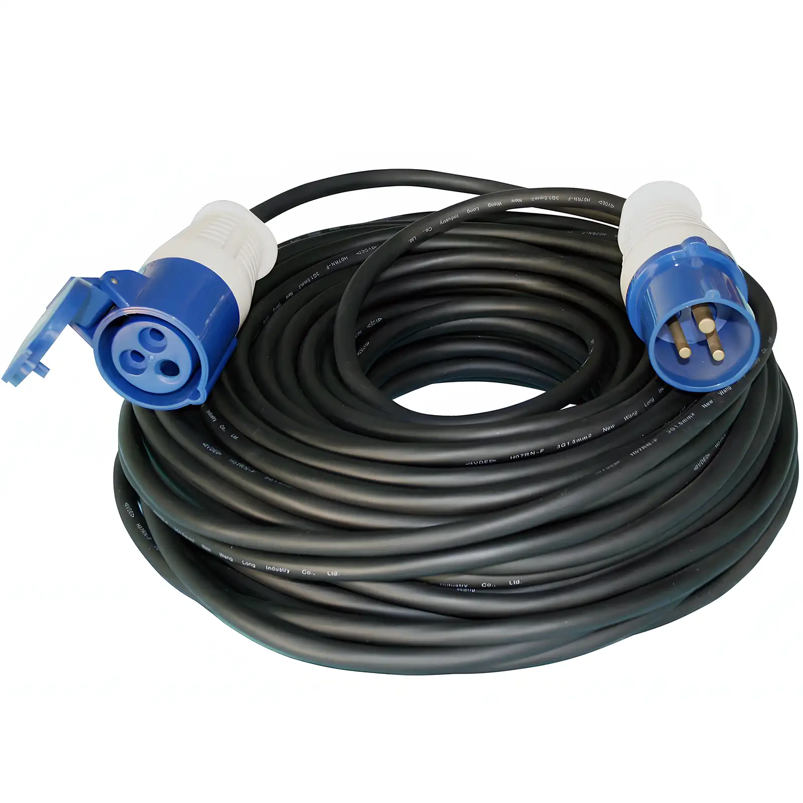 16A 230V 2P+E IEC 60309 Outdoor Extension Cord with 25M Rubber Cable