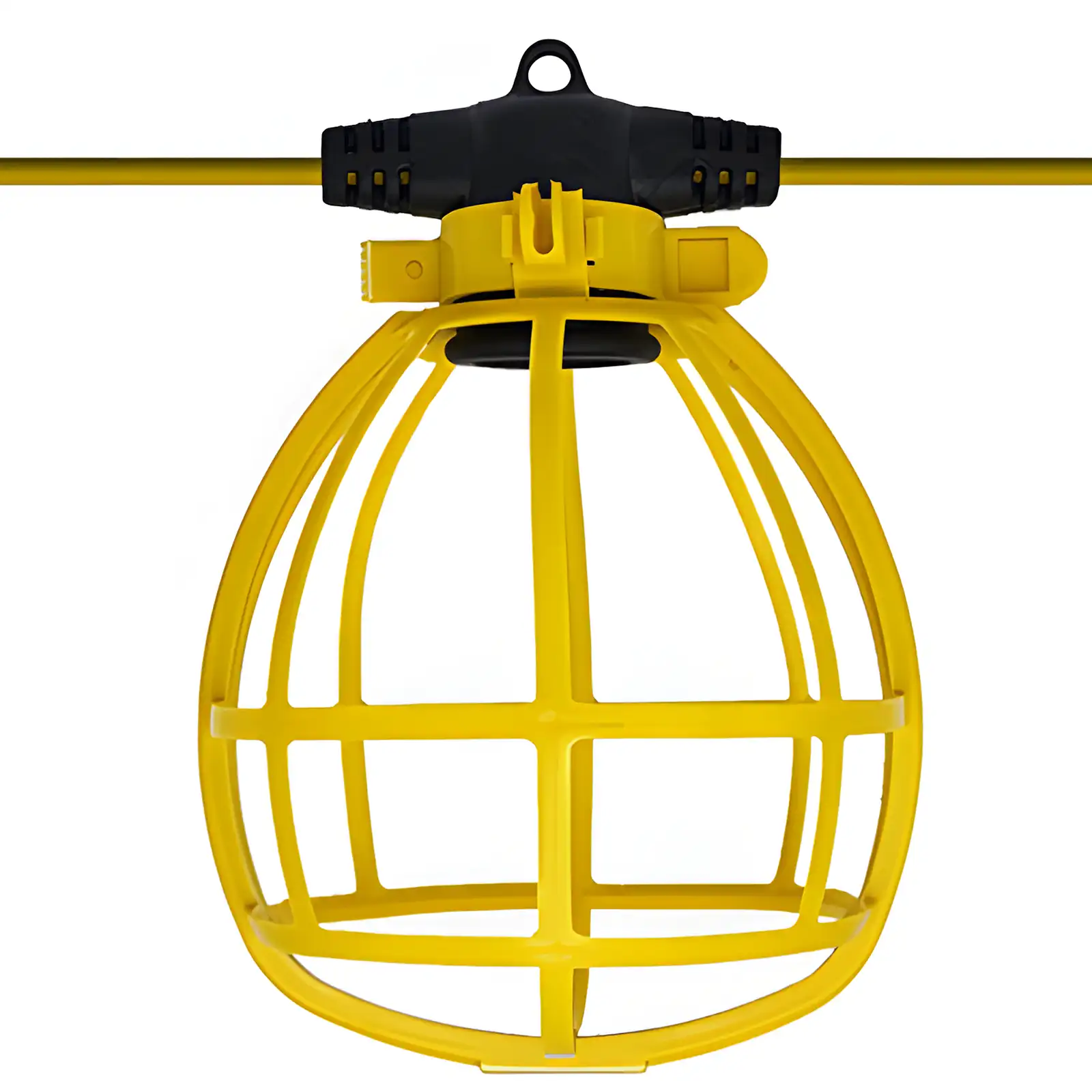 50 Ft, 100 Ft Temporary Lighting String with Birdcage,NEMA 1-15, 5-15P String Lights Yellow