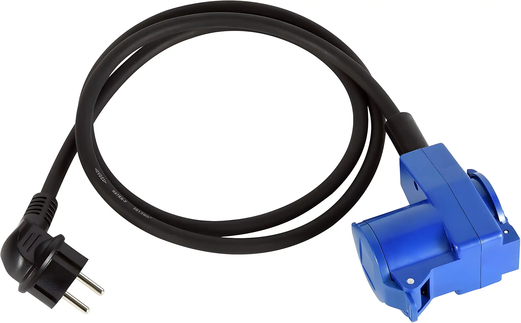 Schuko Plug to Schuko Socket and IEC 60309 Receptacle
