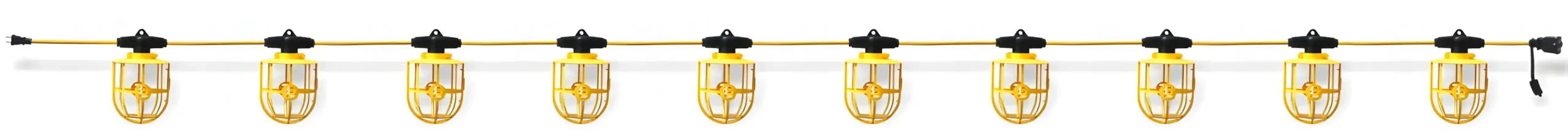 Temporary Lighting String Plastic Lampguards 100FT