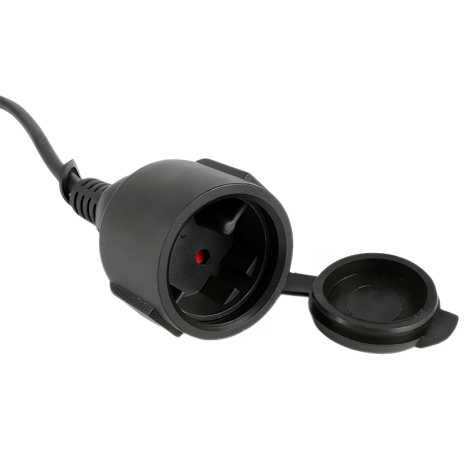 European String Light Outdoor Socket Black