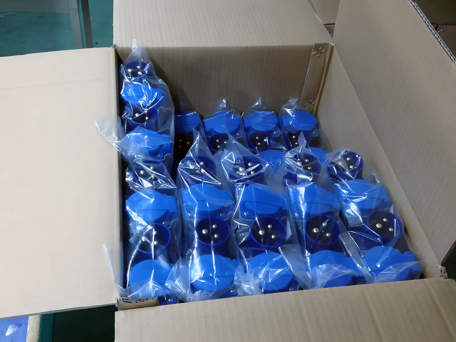 IEC 60309 Plug adapter Factory packing