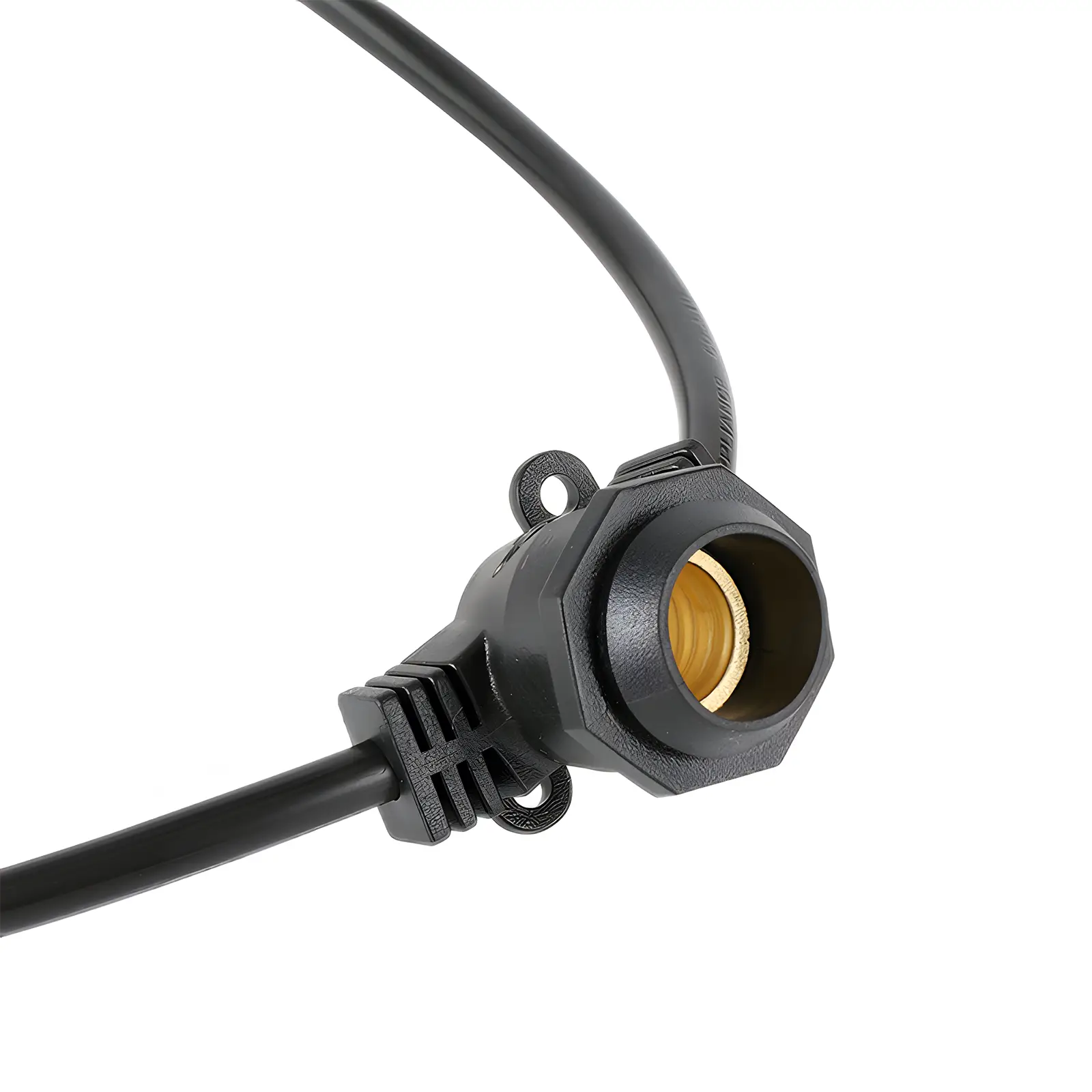 String Light E14 Fixed Lamp Holders Black