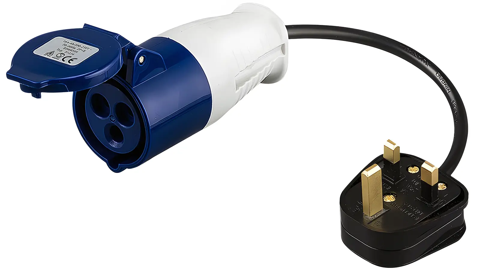 UK Adapter Cable Type G to IEC 60309 Connector