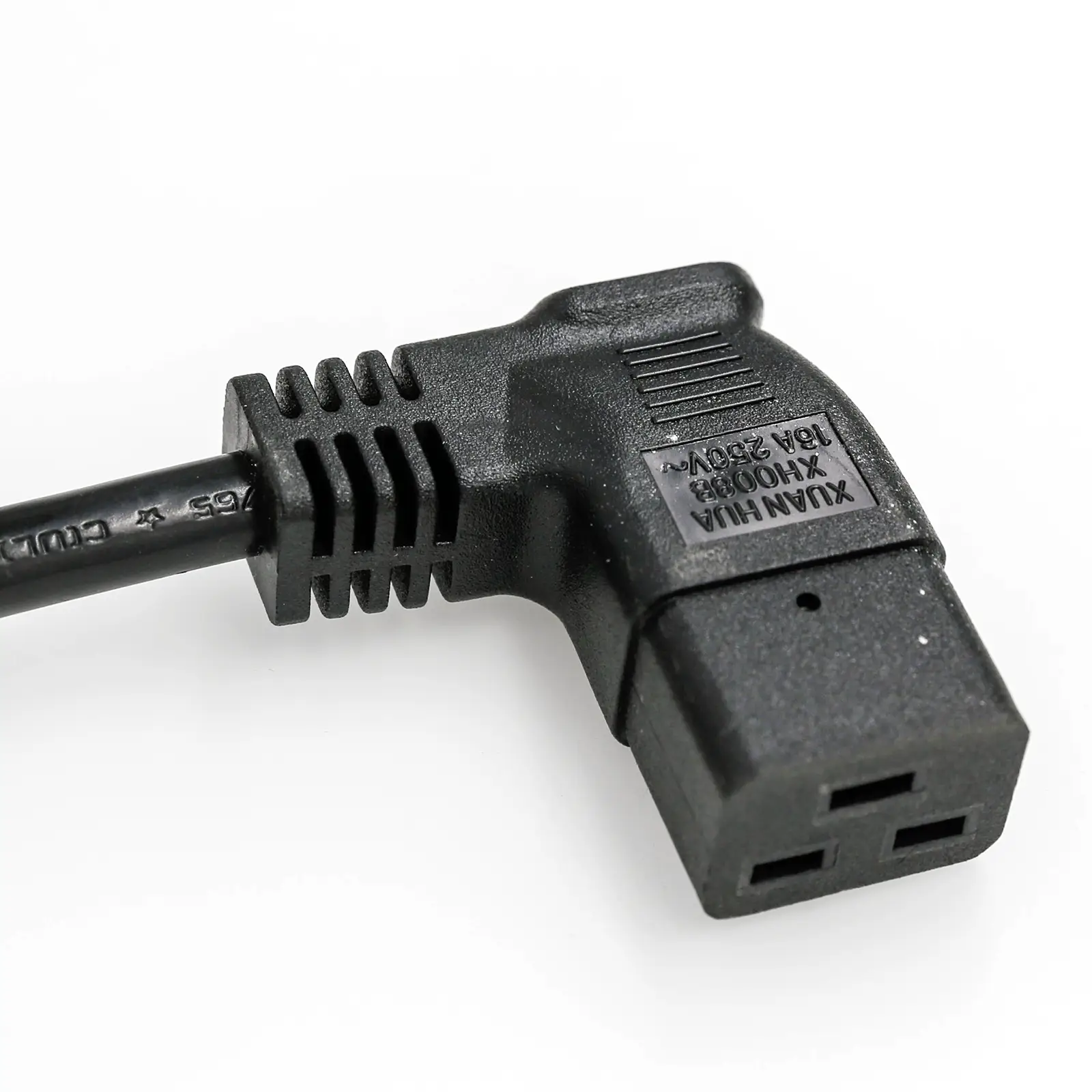 XH008B Right Angle IEC 60320 C19 PDU Power Cords